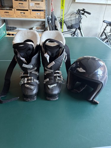 Casco scarponi sci - e,