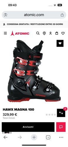Atomic magna 100 scarponi - scarponi, da